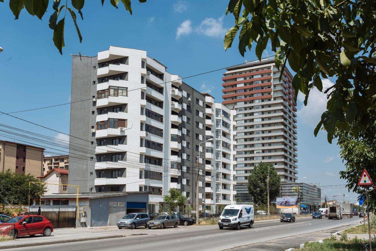 בוקרשט Tres Chic Double Sized Apartment מראה חיצוני תמונה